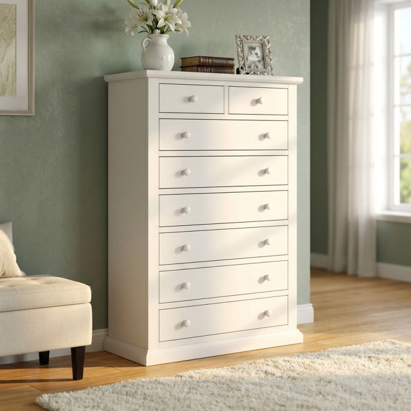 KELLEY - cassettiera in legno massello cm 87 x 45 x 127 h