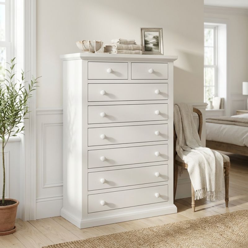KELLEY - cassettiera in legno massello cm 87 x 45 x 127 h