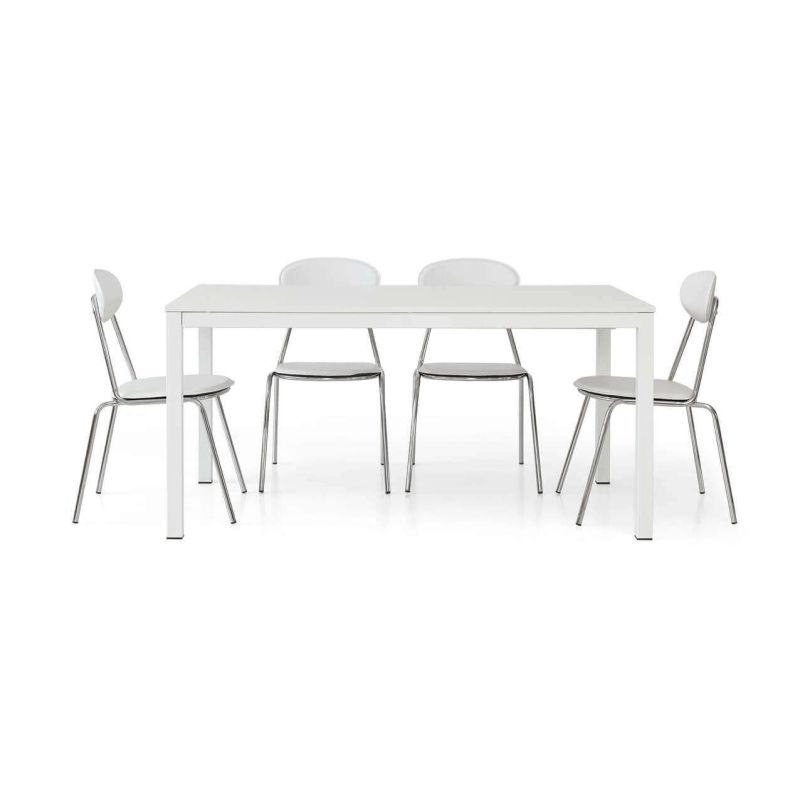 REGINALD - tavolo da pranzo moderno allungabile frassinato