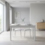 OSWALD - tavolo da pranzo moderno allungabile frassinato
