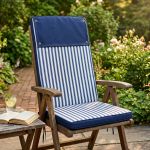 TOPPY - cuscino alto con doppia cucitura idrorepellente a righe