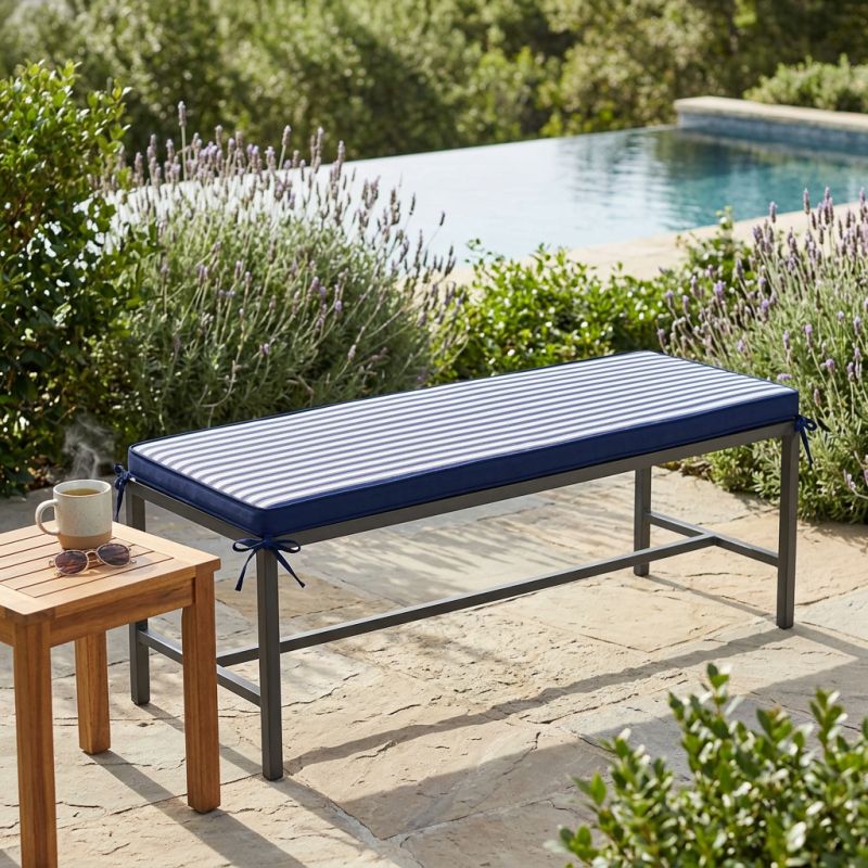 LONG FLATTY - cuscino 150 con doppia cucitura idrorepellente a righe