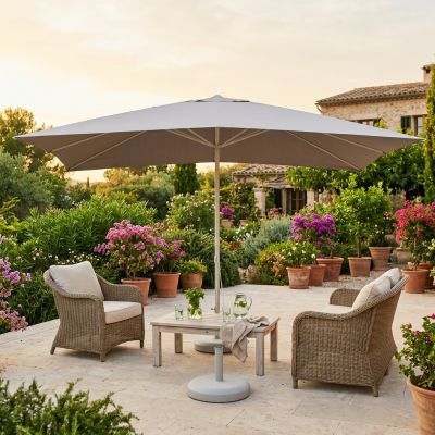 MERIDIES - ombrellone da giardino palo centrale 3 x 4 m