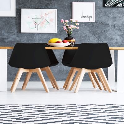 MARGOT - sedia nordica imbottita set da 4