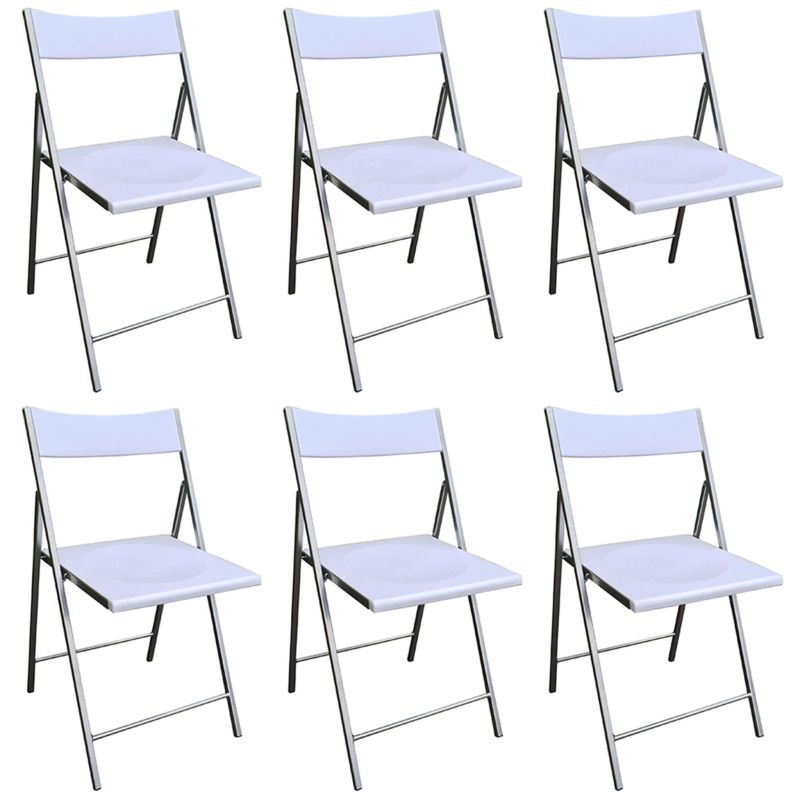 LUCIE - sedia pieghevole salvaspazio set da 6 quadro