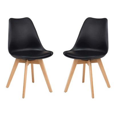 MARGOT - sedia nordica imbottita set da 2